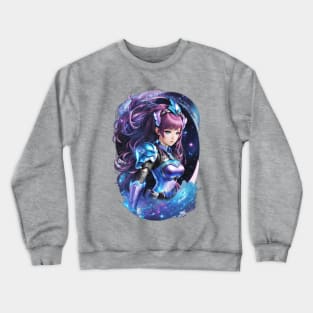 Andromeda Constellations: Celestial AI Anime Characters Crewneck Sweatshirt